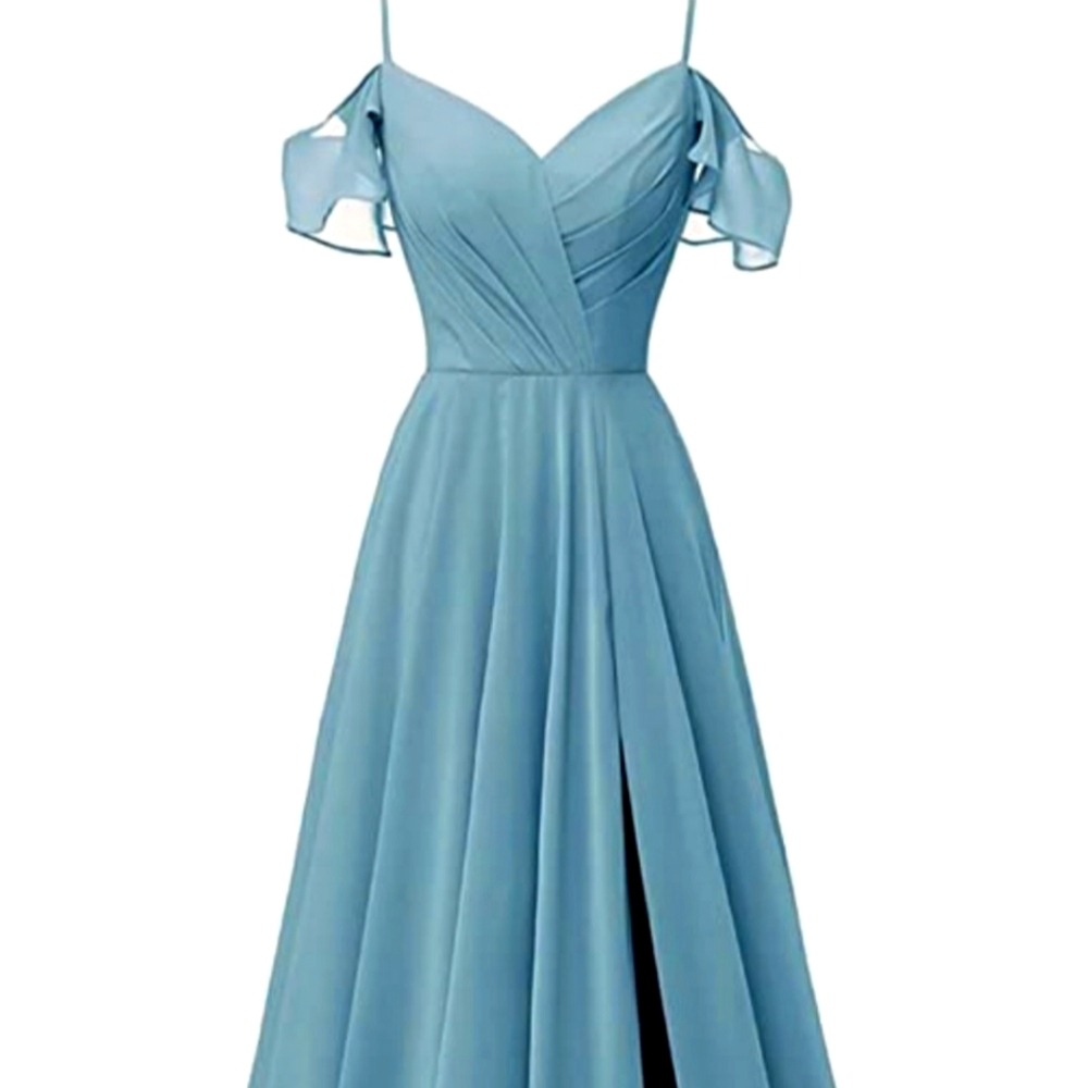 Bridesmaid dress - Haze Blue sz 16